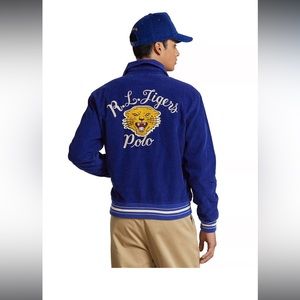 Polo Ralph Lauren corduroy royal blue varsity Tigers  jacket